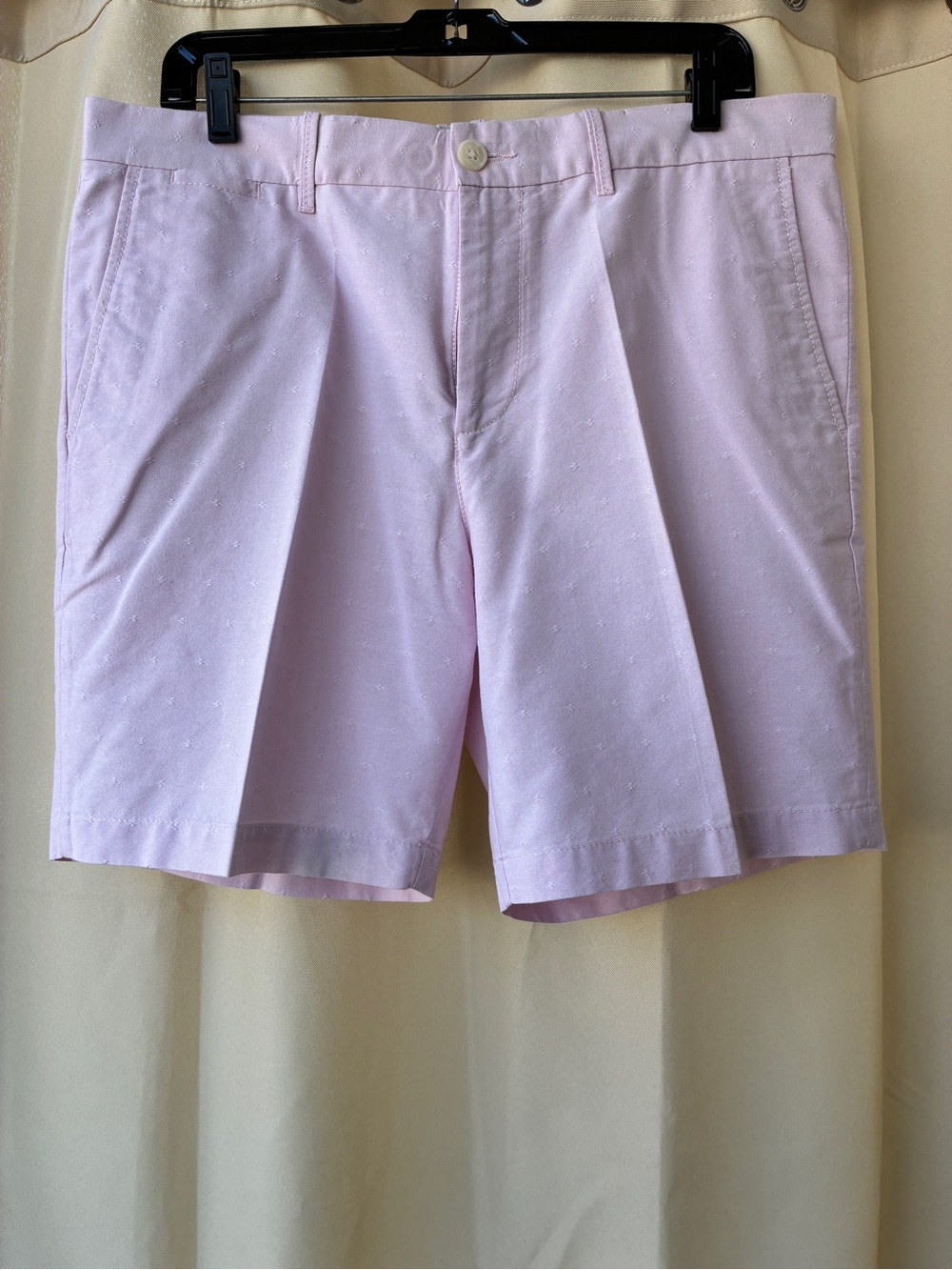 Penguin Mens Size 34 Waist Pale Pink Bermuda Shorts 8" inseam